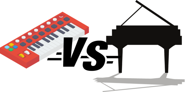 digital piano vs keyboard